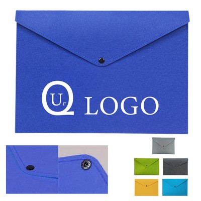 Felt Material File Envelope Pocket