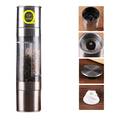 Manual Stainless Steel Pepper Mill