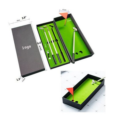 Golf Club Pen Set with Gift Box - Perfect for Golf Lovers