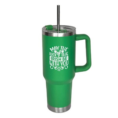 Arcticware™ 40 oz Green BPA-Free Vacuum Insulated Stainless Steel Mug