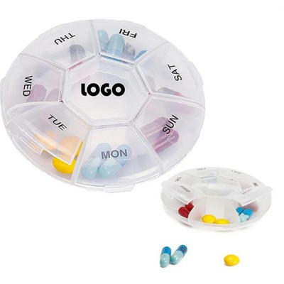 7 Days Pill Organizer Dispenser Weekly Medicine Holder Box