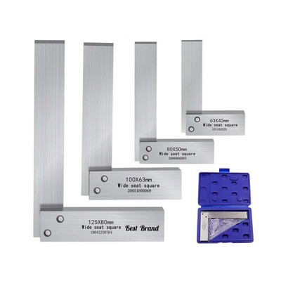 Machinist Square Precision Hardened Steel Angle Ruler