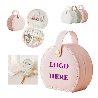 Half Circle Portable Jewelry Box Storage Box