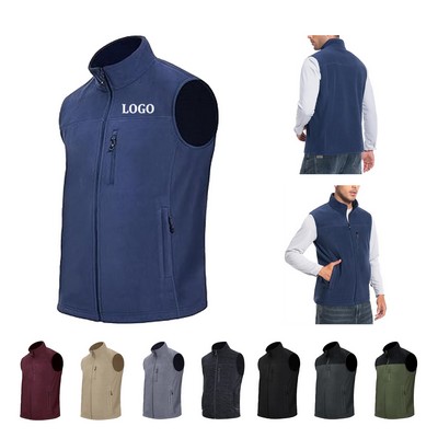 Man's Full Zip Fleece Vest