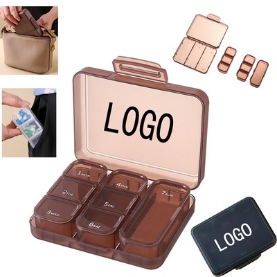 Moisture Resistant Portable Pill Box