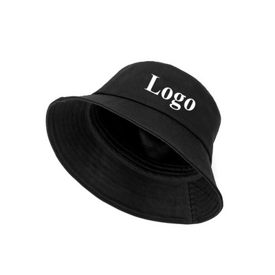 Foldable 100% Cotton Bucket Hat