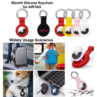 Promotek iBank® Silicone Keychain compatible with AIRTAG