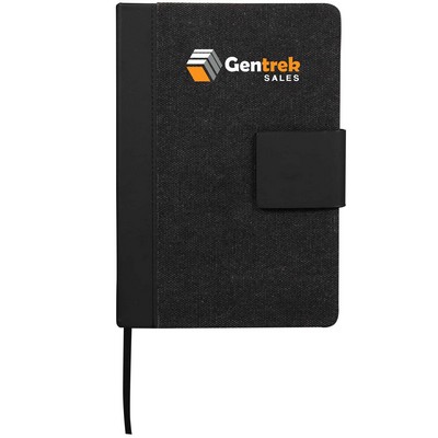 5.5'' x 8.5'' FSC® Recycled Canvas Bound Notebook