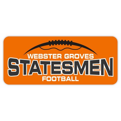 Magnet-30Mil-8"X4.5" Custom Shape-Indoor-Outdoor. Full Color