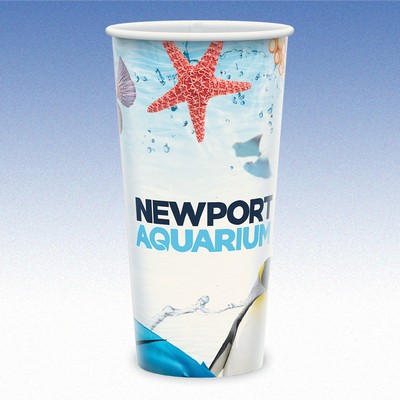 21 oz-Plastic-Free, Compostable, Recyclable Paper Cups