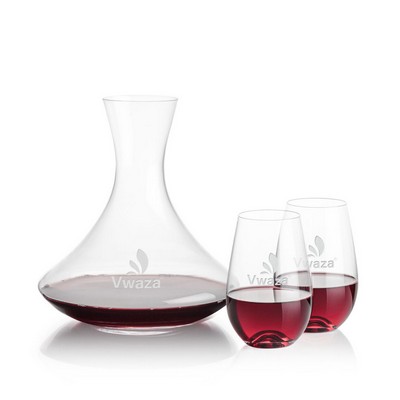 Senderwood Carafe & Boston Stemless Wine