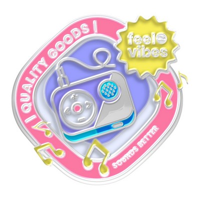 Soft Enamel Solid Zinc Alloy Lapel Pin