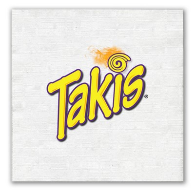 1 Ply White Beverage Napkin Linen Embossed, Digital, FSC Certified