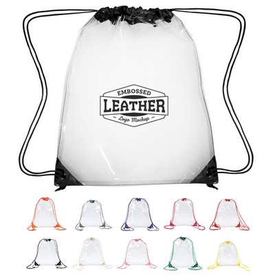Transparent Drawstring Backpack