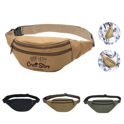 Canvas Crossbody Fanny Pack