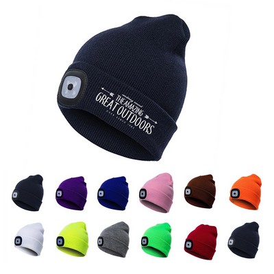 Led Stretchy Acrylic Beanie