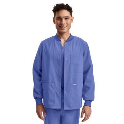 Landau - Essentials - Unisex Five-Pocket Snap Front Warm-Up Jacket