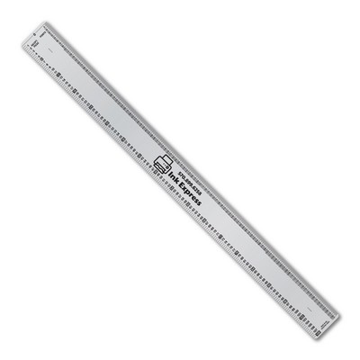 18" Aluminum Ruler with Printing and Publishing Scales