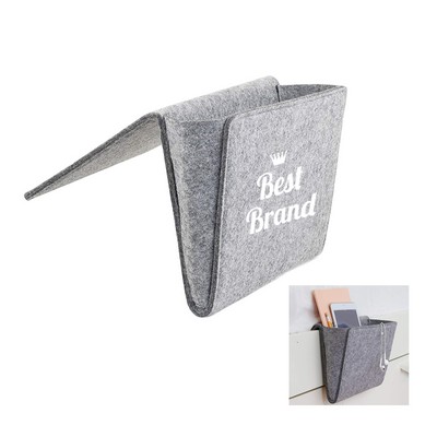 Compact Bedside Desk Storage Organizer