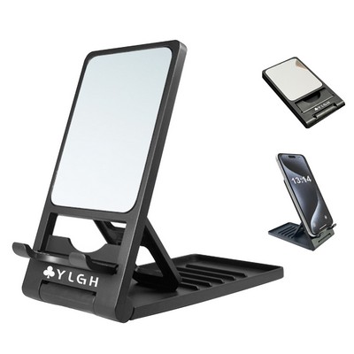 Portable Phone Stand With Mirror