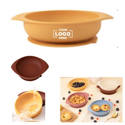 Baby Silicone Suction Bowl Non-Slip.