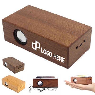 Portable Wooden Induction Speaker
