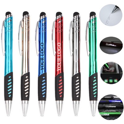 Led Light up logo Pen Promotion Ballpoint Pen