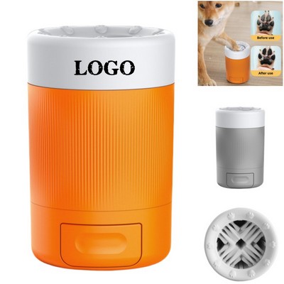 Pets ABS Semi Automatic Foot Washing Cup Dog Claw Cleaner