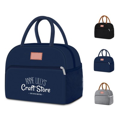300D Oxford Fabric Insulated Lunch Tote Bag