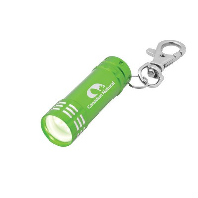 Green 3 LED Keychain Flashlight