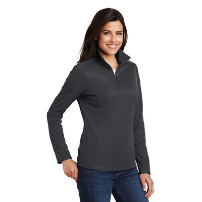 Port Authority Women's Pinpoint Mesh 1/2-Zip .