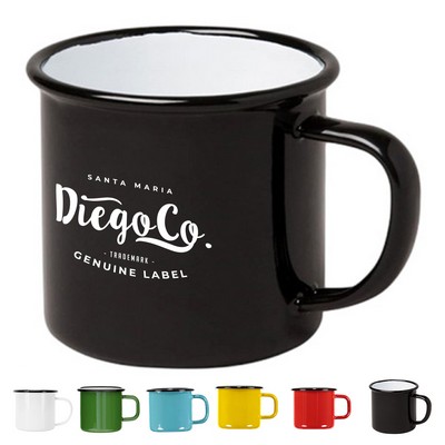 16OZ Steel Enamel Camping Mug