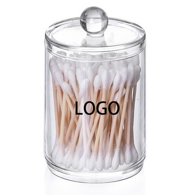 Small Transparent Plastic Canister, Medication Canister