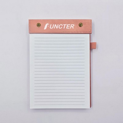A5 Notepad Lined Pages W/ Pen Sleeve