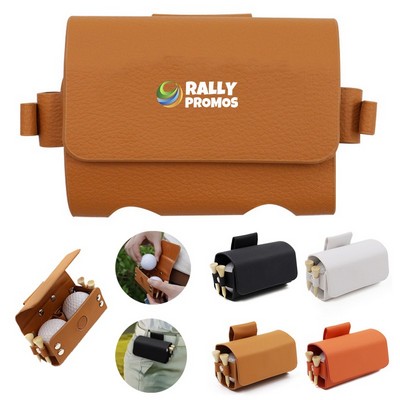 Golf Ball Storage Pouch with Tee Holder
