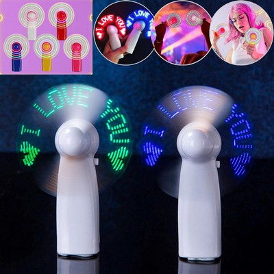 Led Message Fan—colorful "Your Logo" Light Display
