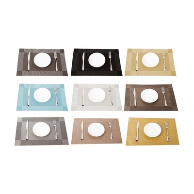 Disposable Teslin Placemat W/ Water-Resistant Surface