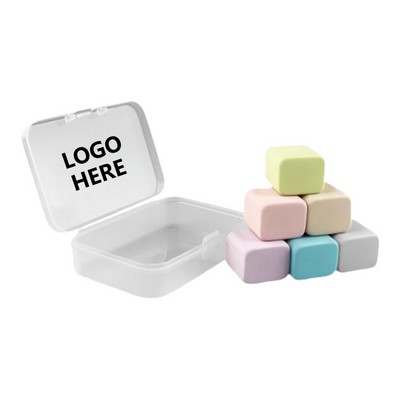 Macaron Colored Eraser 6 Kit
