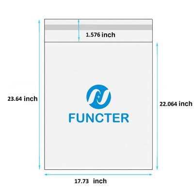 17.73 x 23.64 Inch OPP Self Sealing Cellophane Bags