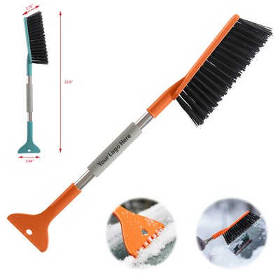 2-In-1 Car Windshield Snow Brush & Defrost De-Ice Scraper