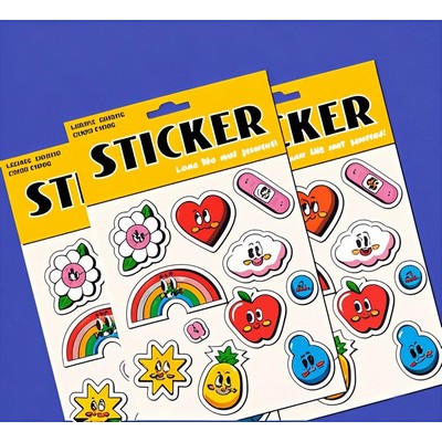 Kiss-Cut Custom 2-inch Stickers