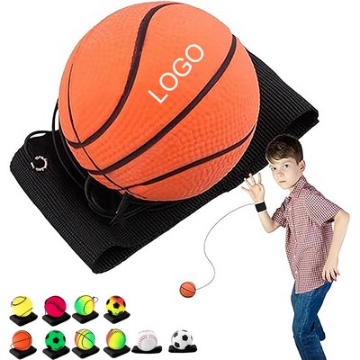 Wristband Sports Balls On A String Toy