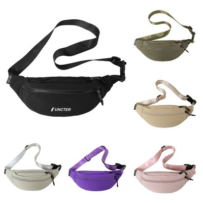 Nylon Waterproof Backpack Crossbody Waist Bag