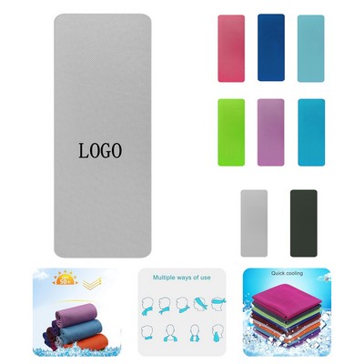 39.3" Cooling Polyester Custom Sports Towel