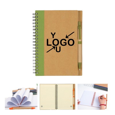 Kraft Journal with Pen