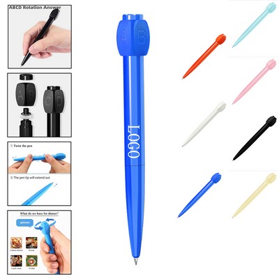 Stress Relief Rotating Answer Pen Decision - Making Dilemm