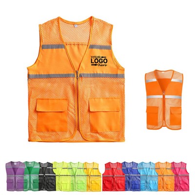 High Visibility Reflective Vests Mesh