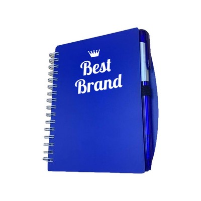 Spiral - Bound Notebook with Matching Pen
