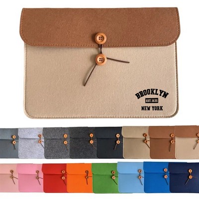 Eco-Friendly Felt A4 Document Bag for Corporate Events