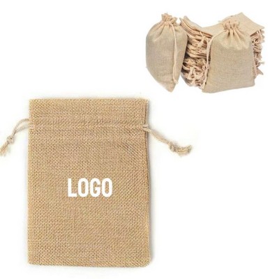 Jute Drawstring Pouch